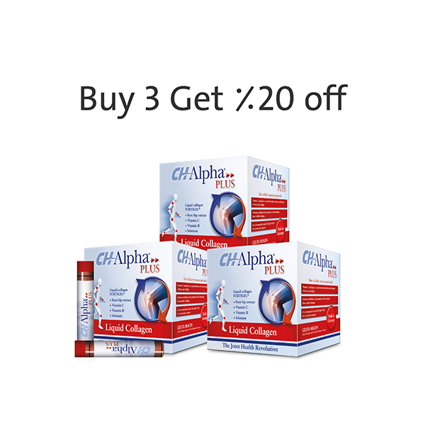 Ch Alpha Plus Liquid Collagen 30 Vial - Offer 3 Boxes